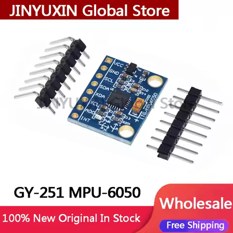 2Piece GY-521 MPU-6050 module three-axis acceleration gyroscope 6DOF with code schematic gold-plated