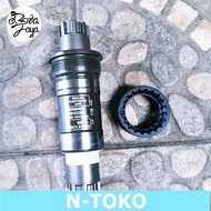 AS GIR BB SHIMANO HT1 OCTALINK BEARING HOLLOWTECH 1 68MM 118MM Sepeda Sparepart Termurah