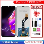 For TECNO POP 7 PRO BF7h LCD Display Touch Screen Digitizer Assembly Phone Replacement Set