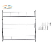 3 Tier Spice Rack Wall Mount Kitchen Organizer Seasoning Box Storage Rack Holder Kitchen Shelf Space Saver