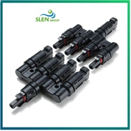 SLEN MC4 Connector 4 to 1 T Branch for Solar Panel Cable Connection
