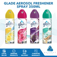 Glade Aerosol Freshener Spray 350ml Long-Lasting Fragrance Eliminates Unpleasant Odor Home Living Ro