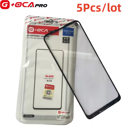 5PCS G+OCA PRO Front Glass Lens with OCA Glue For MOTOROLA MOTO G41 G50 G51 G52 G53 G54 G13 G14 G9Po