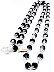 สร้อยคอนิล สร้อยคอเงินแท้ พลอยนิลแท้ ยาว 24 นิ้ว YTG-9120