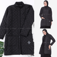 HJ-BLV BLACK HIJACKET® BELVA Jaket Hijaber Muslimah Panjang / Jaket Muslimah Syari Panjang / Hijaket