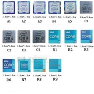 2024 Original 9 10th Generation 11th Generation CPU intel Label Desktop Notebook COREi3 i5 i7 i9 Sticker