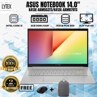 [READY STOCK] ASUS NOTEBOOK K413E-AAM553TS / K413E-AAM870TS 8GB RAM/512GB SSD 🎁 FREEGIFT BAGPACK+MOU