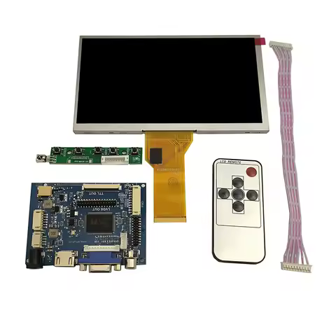 7.0" AT070TN90 AT070TN92 AT070TN93 AT070TN94 LCD Display Screen HDMI+VGA+AV Controller Driver Board 