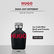 น้ำหอมผู้ชาย HUGO Just Different Eau De Toilette For Men - Ice Cold Mint Basil And Freesia Cashmeran