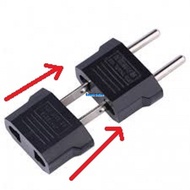 EU-Plug Adapter 2-Pin to EU-2-Round Pin Plug Socket