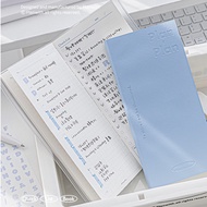 Planwith Slim PU Leather Notebook Planner/ To Do List 160 Pages 100GSM Plan/ Plan with Sticker