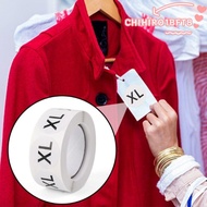 CHIHIRO1BFT8 500Pcs/Roll Size Tag Stickers, Round Self-Adhesive Clothing Size Sticker, XS/S/M/L/XL/2