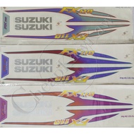 Suzuki FX110 ( 1 ) Body Cover Stripe Sticker - Green / Blue / Red