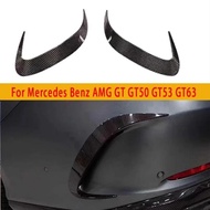 For Mercedes Benz AMG GT gt50 gt53 gt63 carbon fiber bumper wind knife fog lamp air vent decorative 