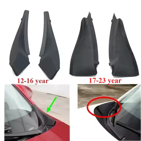 Car Front Windshield Wiper Drain Panel Moulding Cover Fender Cap For Mazda CX-5 CX5 2012-2016 2017-2