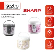 Sharp Magic Com 1.8 Liter Motif Bunga - KSR18MS