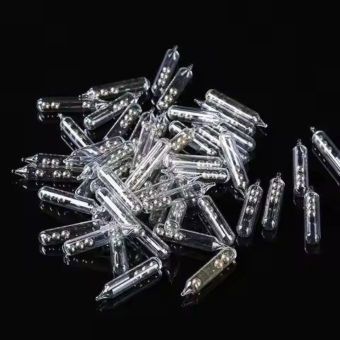 10pcs Baits Tools Fishing Bead Sound Bar Steel Ball Shake Attract Glass Attract Fish Tie Tying Sound
