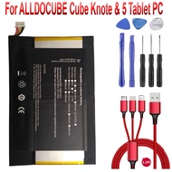 New brand ALLDOCUBE Cube Knote & 5 Tablet PC Kubi New Li-Po Rechargeable Accumulator Replacement 7.6