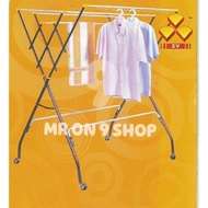 Mr online Shop-3V High Quality Clothes Hanger W SHAPE and Foldable drying rack / Penyidai penjemur