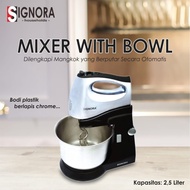 NEW!!! Mixer Alat Pembuat Adonan Roti Signora Mixer With Bowl