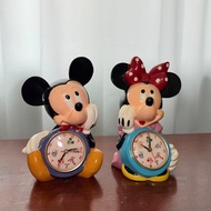 早期迪士尼米奇米妮造型時鐘