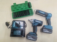 Makita牧田18V 電動工具套裝 衝撃批 充電器 燈 套筒