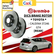 Brembo Rotor Toyota Caldina ST246 GT4 Rear Disc Brake Rotor