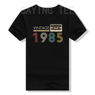 Vintage 1985 Limited Edition Cassette Tshirt Mens Born In 1985 80S Tee Husband Daddy Retro 38Th Birt