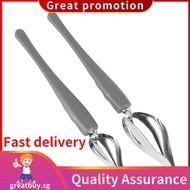 Culinary Drawing Decorating Spoon Set, 2 Pcs Saucier Drizzle Spoons,Decorating Pencil Spoon for Deco