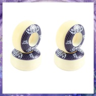 (Y W Z H) 4Pcs Skateboard Wheels 54mm PU Hardness Skate Board 85A Longboard Wheels for Street Longbo