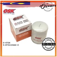 OSK OIL FILTER 0-6726 PENAPIS MINYAK LORI ISUZU HICOM 2.8 FORD MAZDA T4000 8-94217272-0 0 6726