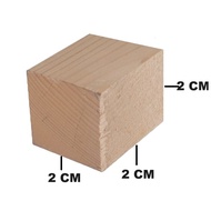 Wooden Rubik Cube Block 2 X 2 x 2 cm Wood Cube Block Fine Wood Block