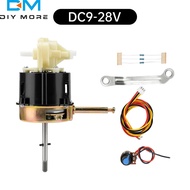 9-28V DC Brushless Motor 28W 1450rpm Shaking Head Fan Motor Low Noise Double bearings Desk Fan Wall 