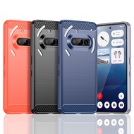 For Nothing Phone 3a Case Nothing Phone 3a Soft Silicone Carbon Fiber Full Back Case For Nothing Pho