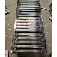 Anti-slip Drainage Ditch Cover Kitchen Sewer Drainage Ditch 100cm Rectangular Stainless Steel Grate 