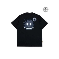 KEYNOTE WORKAHOLIC LOOK AT MY EYES TEE BLACK