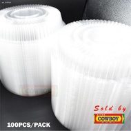 ♤(100pcs±) Round Cake Tray with Lock/Bekas Plastik Kek Bulat/Bakery Disposable Plastic Clear Food Ca