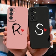 Casing For Samsung Galaxy A05 A05S Simple Letter Silicone Back Cover For SamsungA05 A05 S Bumper