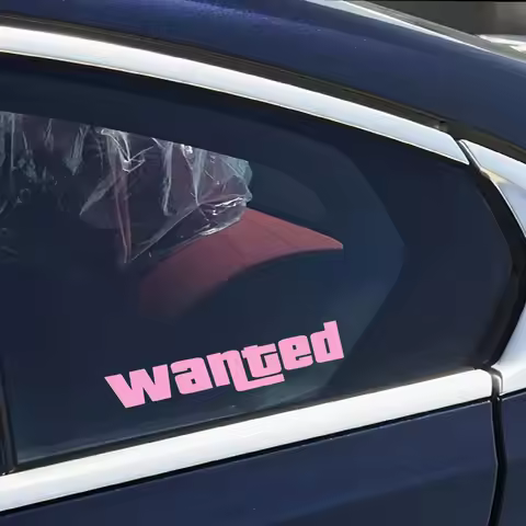 English copy translation English want car sticker decals 1pcs