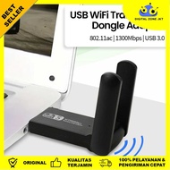 USB WiFi Transmitter Dongle Adapter 802.11ac 1300Mbps - AC1300 [Digital Zone JKT]