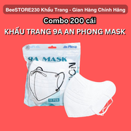 [che nắng toàn phần 50-90kg] Combo 200 cái = 20 bịch Khẩu Trang 9A hiệu AN PHONG MASK màu hottrend 5