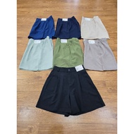 [bigsize] VOLLEYBALL PRODUCTS - Beautiful A-line linen women's shorts in 5 colors