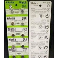 Pangestu Sparepart - AG3 LR41 LR 41 AG-3 SR-AG-10 Button Watch Battery L736F