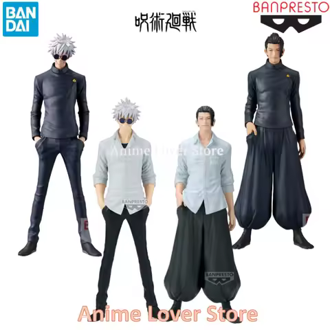 Anime Toys Bandai Banpresto Jujutsu Kaisen Satoru Gojo Geto Suguru King Of Artist KOA Anime Figures 