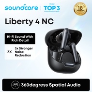 Soundcore by Anker Liberty 4 NC Earbuds Bluetooth 5.3 ANC Hi-Res Sound Earphones Wireless Charging T