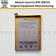 Baterai Handphone Lava Iris 870 LEB110 LEB 110 Batre Batrai Battery HP LEB-110