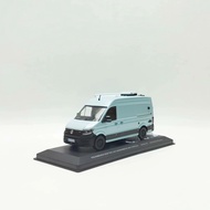 [Ready Stock] ODEON 1/43 Volkswagen VW L2H2 French Gendarmerie 145 Alloy Car Model Fully Enclosed Pa