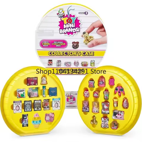 Original ZURU Mini Brands Collector's Case Series 3 - 30 Mini Brand Collectibles with 5 Mystery Mini