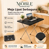 【MÖBLE】 Foldable Folding Table Home eating small table Easy To Carry dining table portable Eat Dinne