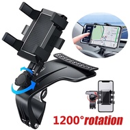 1200° Car Phone Holder Rotating Dashboard Phone Holder Universal Mobile Phone Stand Pemegang Telefon